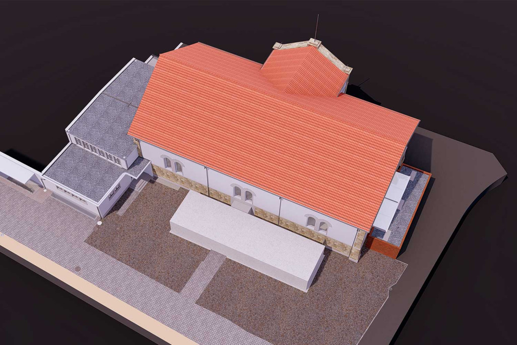 3D-CAD-Modell in ArchiCAD, Rythalle Solothurn, HMQ AG