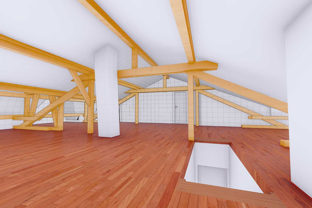 3D-Dachstock in Bern, HMQ AG