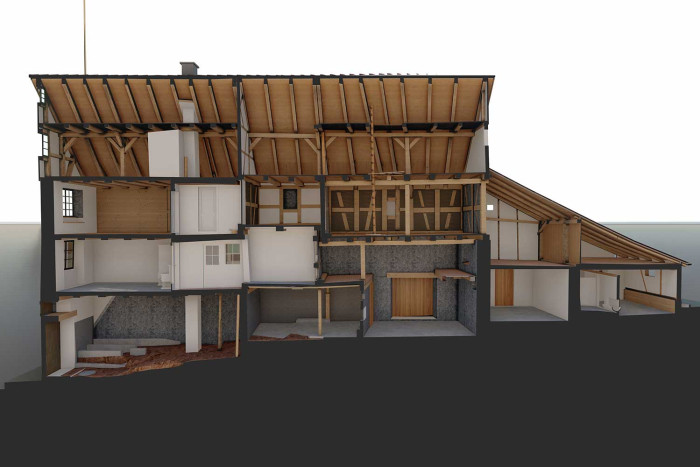 Wohnhaus mit Oekonomie