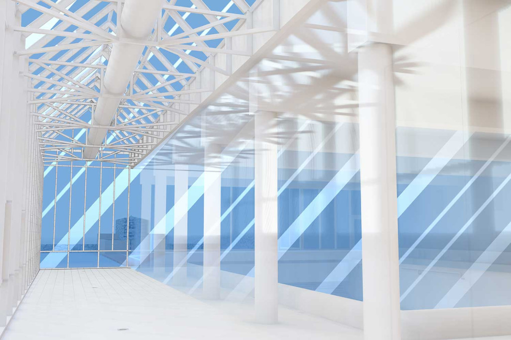 Hotel Schweizerhof, Graubünden, 3D-Modellierung Schwimmhalle, HMQ AG