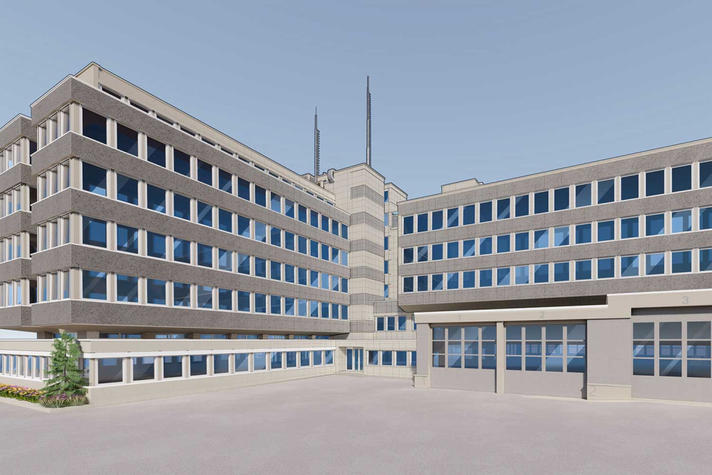 3D-BIM-Modell, Hochbauamt Graubünden, Strassenverkehrsamt, HMQ AG