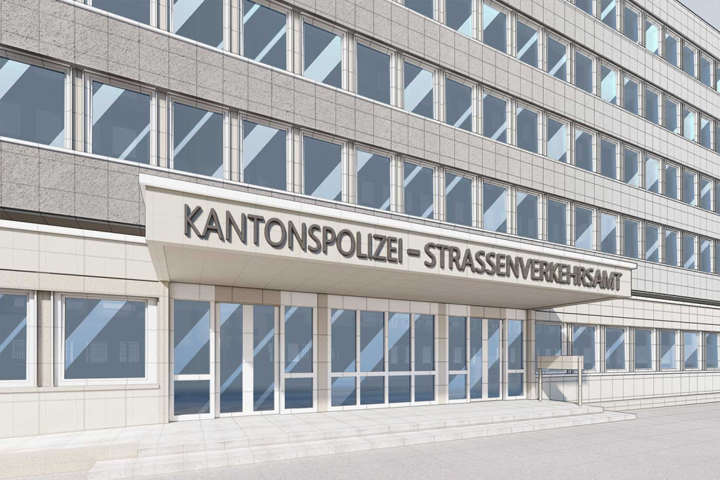 3D-BIM-Modell, Hochbauamt Graubünden, Strassenverkehrsamt, HMQ AG