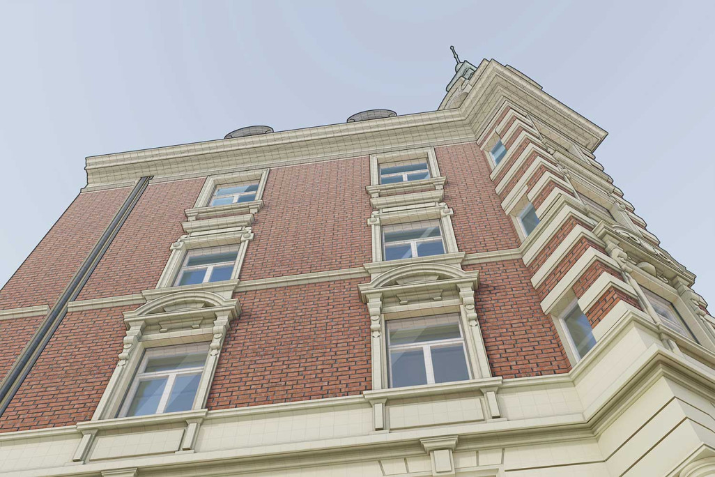 Zürich, 3D-CAD-Modellmit Textur, HMQ AG