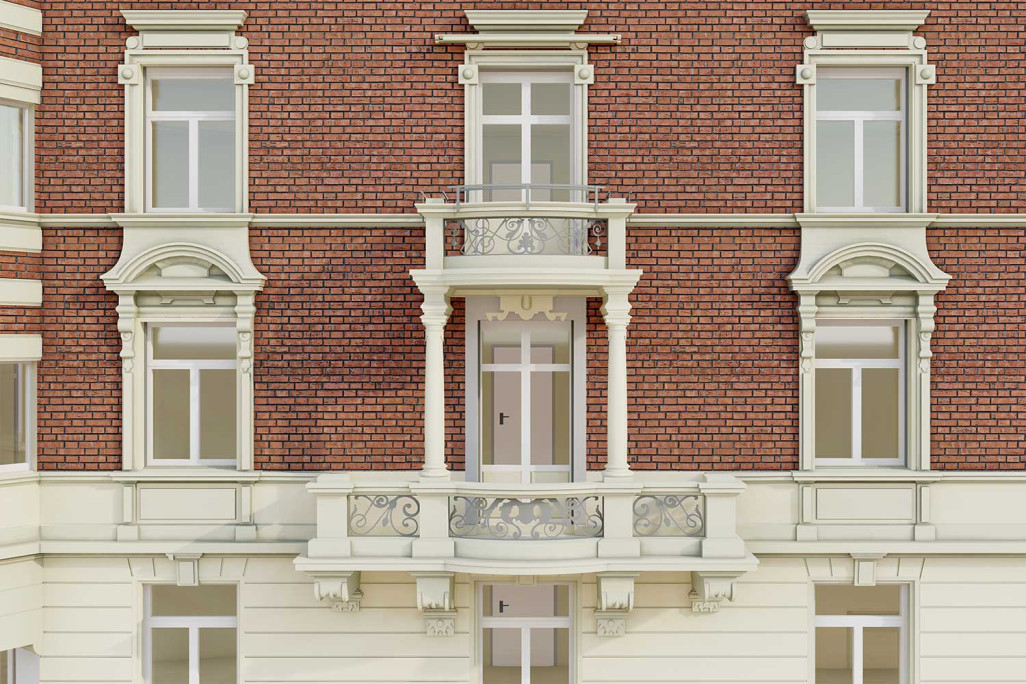 Zürich, 3D-CAD-Modellierung mit Textur, HMQ AG