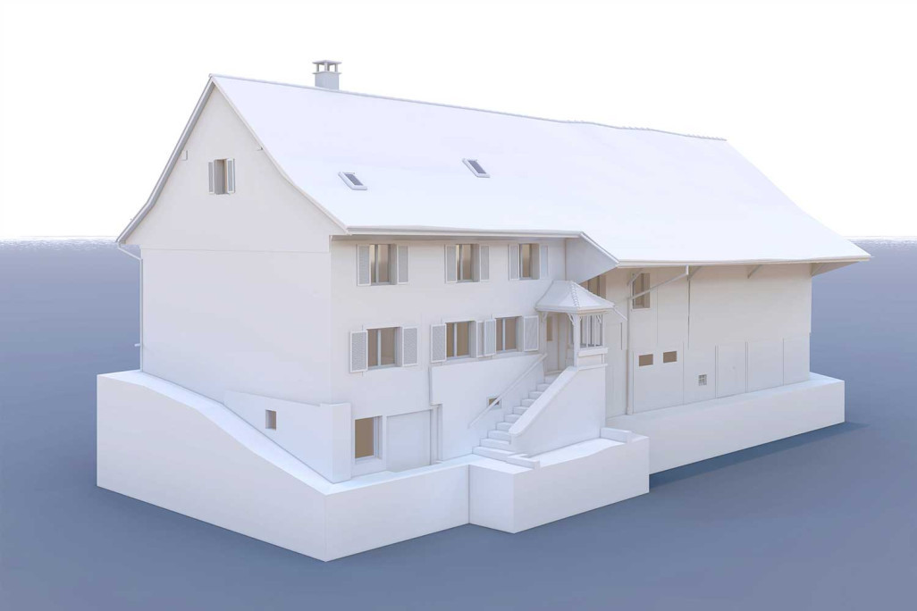3D-Modell aus 3D-Modellierung, HMQ AG